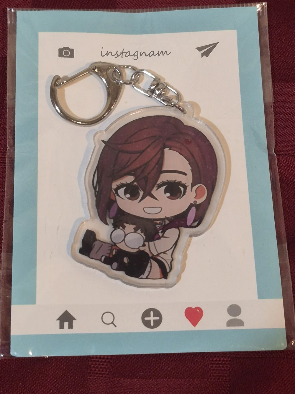 Dandadan Momo Ayase Okarun Gyugyutto Acrylic Keychain Bell House 2.25